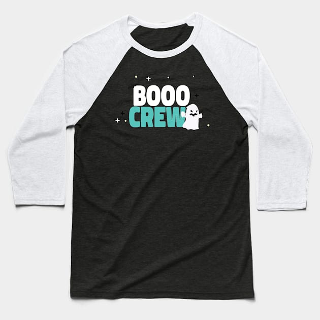 Boo crew Baseball T-Shirt by Biddie Gander Designs